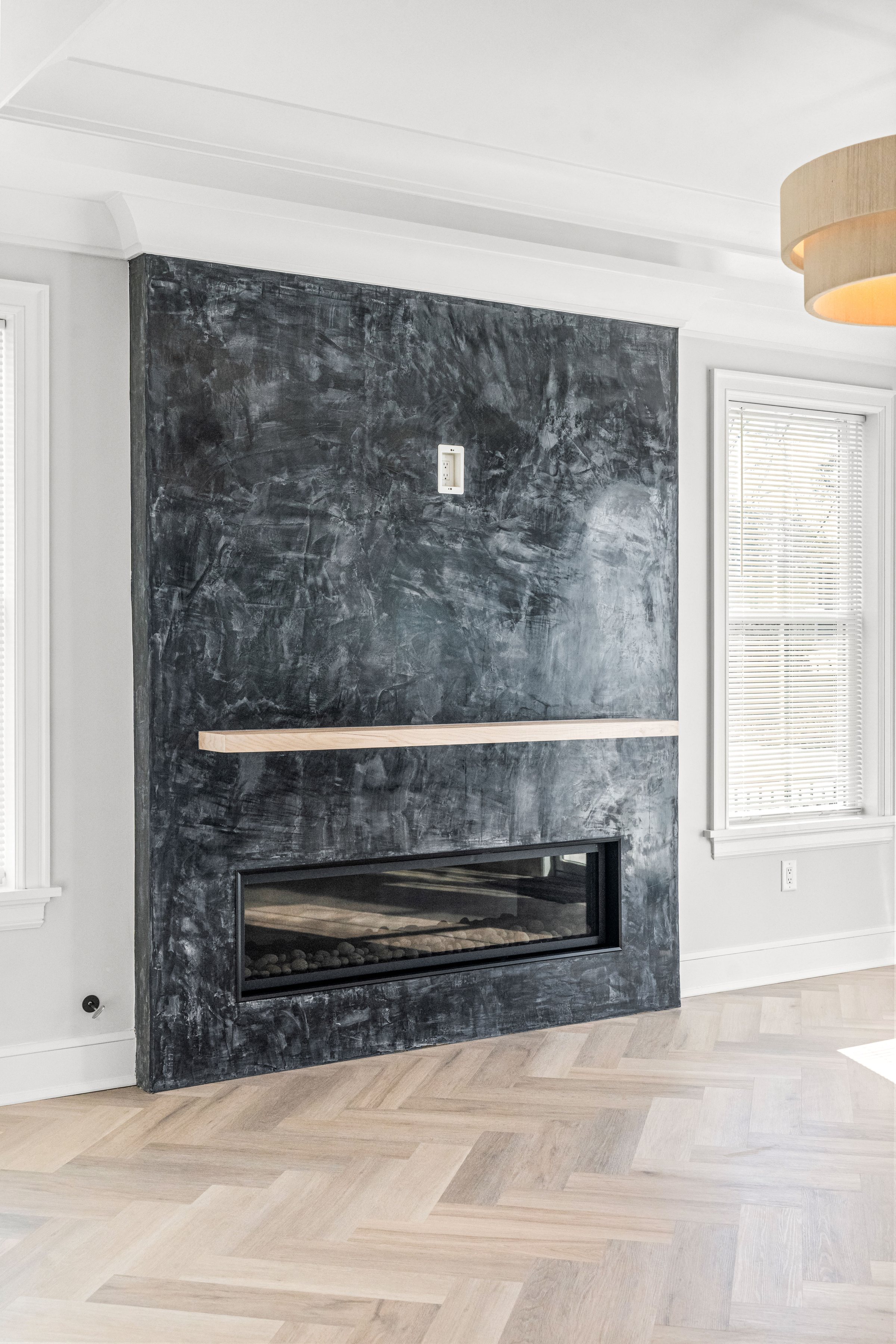 108 Living Room Fireplace Unstaged